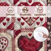 BlessLiving King Quilt Set, His and Hers, 3-Piece