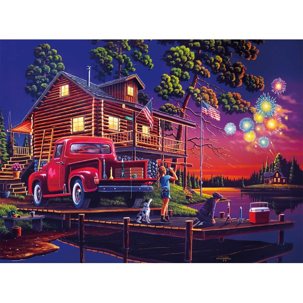 Buffalo Games - Geno Peoples - Classic Summer Night - 1000 Piece Jigsaw Puzzle