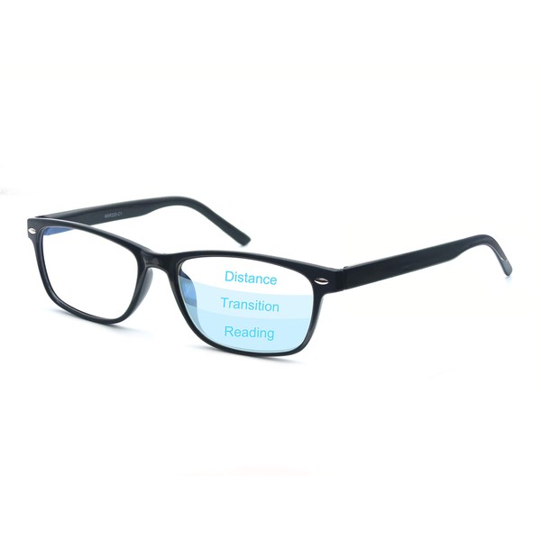 MODFANS Progressive Multifocus 1.0 Reading Glasses,Blue Light Blocking Glasses,Anti-Glare,Anti-Eye Fatigue,UV