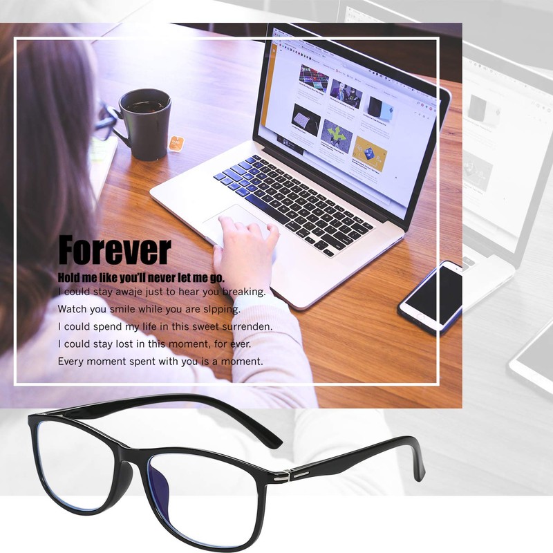 Aroncent Negative Blue Light Anti Fatigue Lens Protection Transparent Eye
