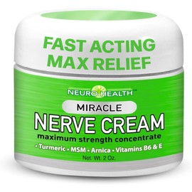 Neuro Health Miracle Nerve Cream - Máxima Fuerza - Mezcla De Cúrcuma Y Árnica Para Aliviar Las Molestias De La Neuropatía - Fórmula Calmante Para Pies Y Manos Con Msm, B6, E - Hecho En Ee. U