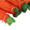 Rabbit Loofah Carrot Toys Natural Funny Teeth Grinding Bite Resistance