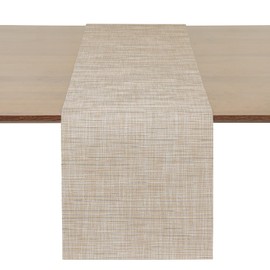 Myir JUN Table Runner, Modern Table Runner, Washable Table Runner, Outdoor Heat-Insulated PVC for Homes, Restaurants, Hotels etc. 30 x 140 cm (Yellow)