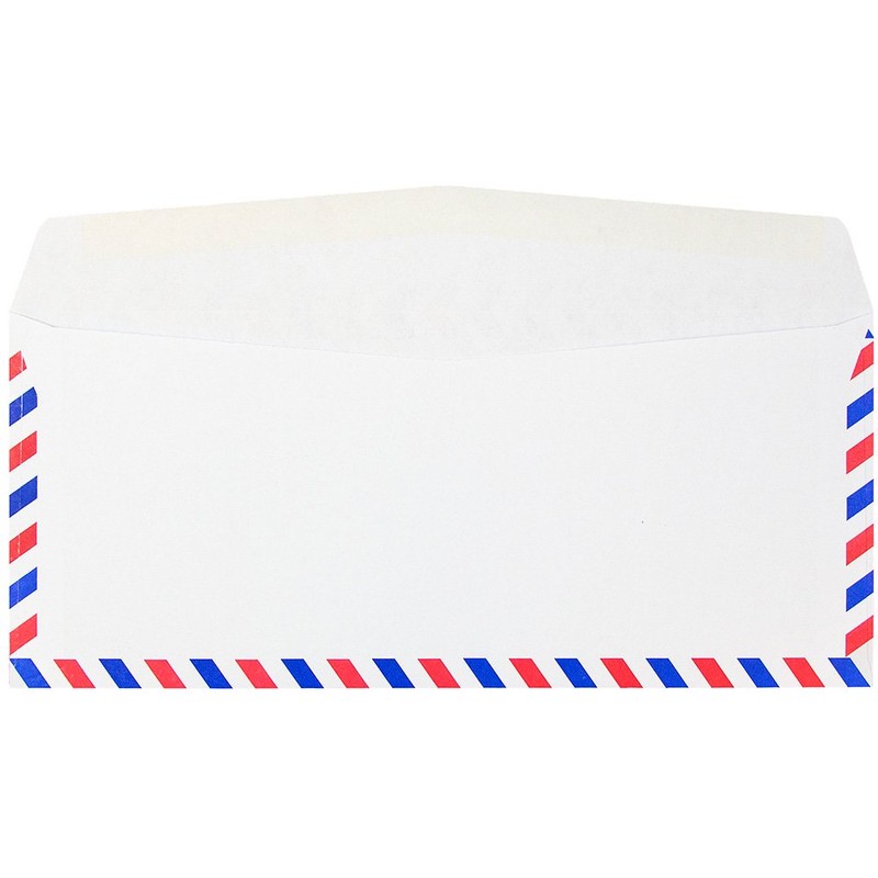 JAM PAPER #10 Airmail Envelopes - 4 1/8 x 9