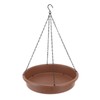 Solar Bird Bath Fountain Pump Hanging Style Deck Mount Metal