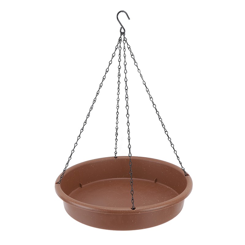 Solar Bird Bath Fountain Pump Hanging Style Deck Mount Metal