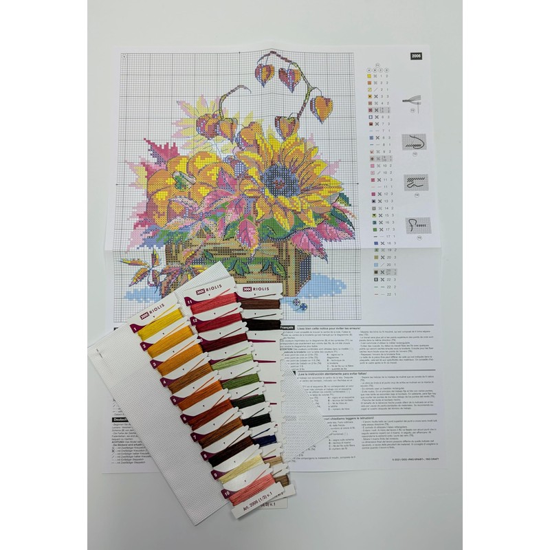 Riolis Cross Stitch Kit Hello Autumn Counted Pattern 25 x
