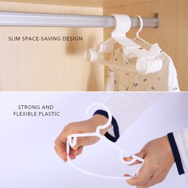 haweeli Baby Clothes Hangers for Newborns Infant Toddler (27 cm, Set of 40)