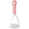 Yellow Plastic Potato Masher with Handle,Potato Masher Potatoes Mud Pressure