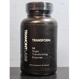 Tranont Labs Transform 1.0 Sugar Transforming Enzymes 60 Caps - New! Exp 7/2026