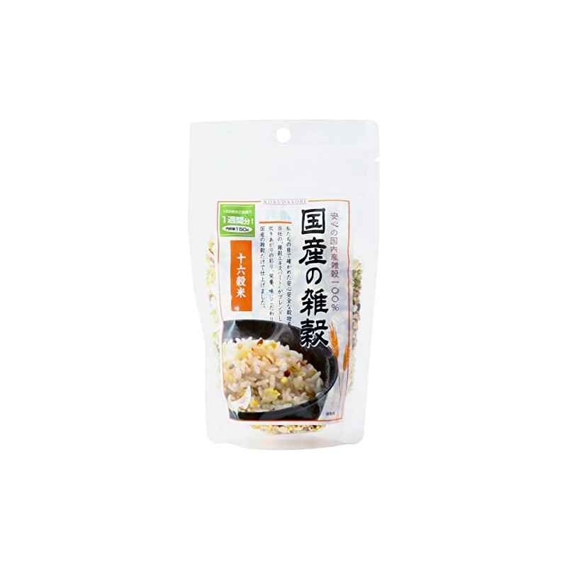 Kokudayo Japanese Millet 16 Grain Rice, 5.3 oz (150 g)