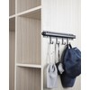 BaiNong 12 inch Valet Rod for Closets Pull Out Closet