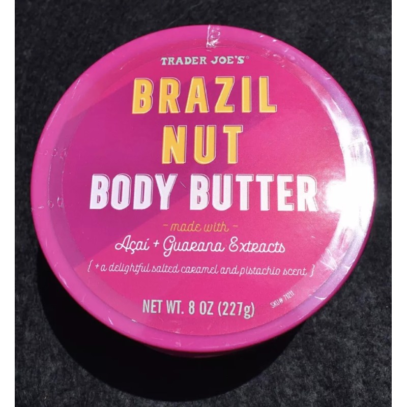 Trader Joe’s Brazil Nut Body Butter Lotion Cream 8 oz