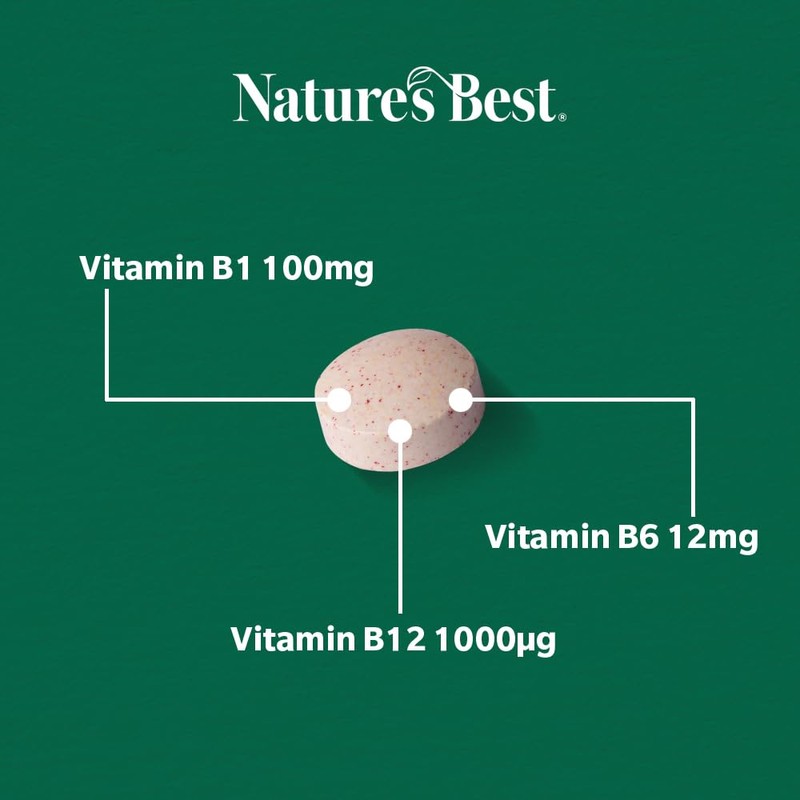 Nature's Best Neuro-B, Vitamin B Complex 1-a-Day - UK Made