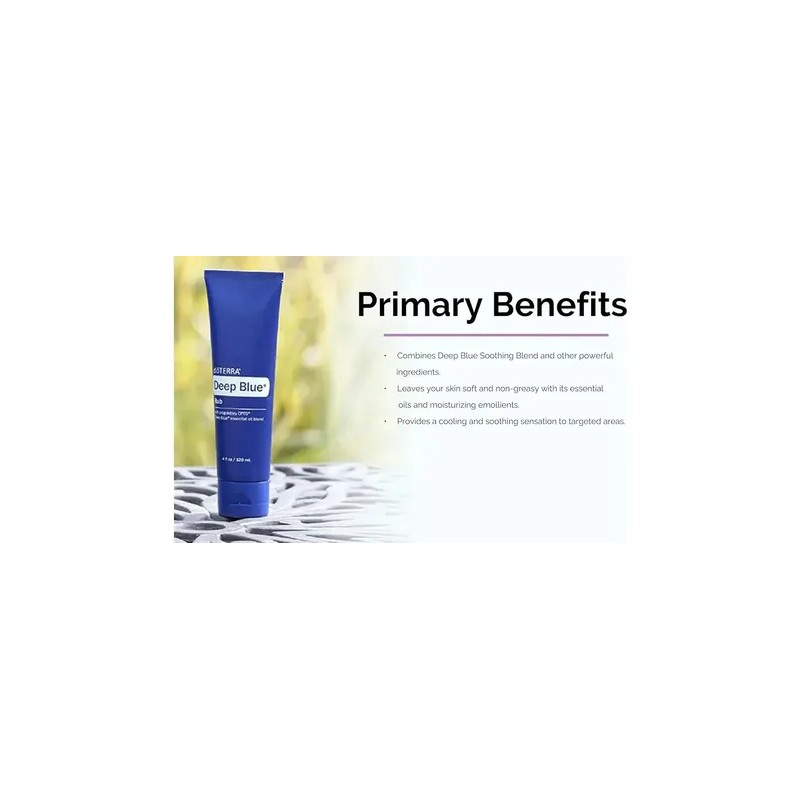Crema Deep Blue Rub Doterra 120 Ml Con Aroma Mentolado
