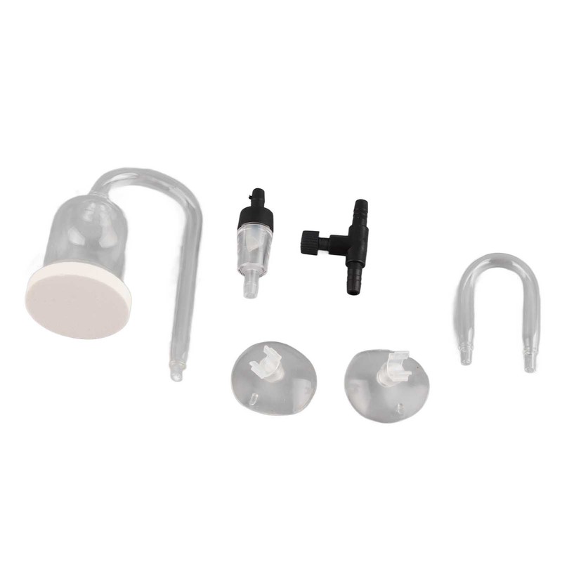 Aquarium Bubble Diffuser Prevent Clogging Transparent Glass Fish Tank Air