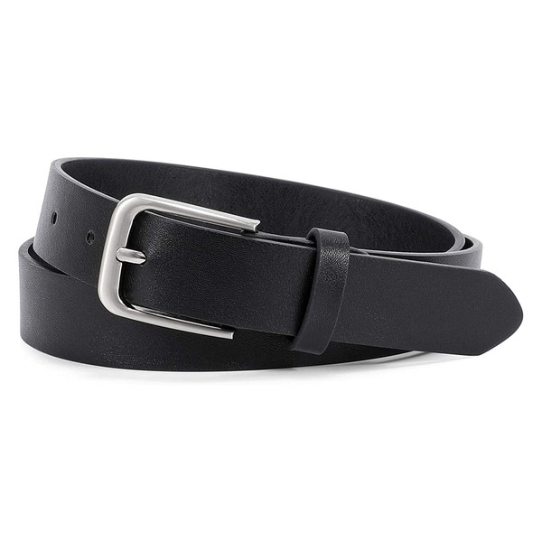 WHIPPY Women Casual Leather Belt for Jeans, Fashion Ladies Waist