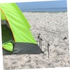 KOMBIUDA 1set Metal Tent Stakes with Heavy Duty Ground Pegs