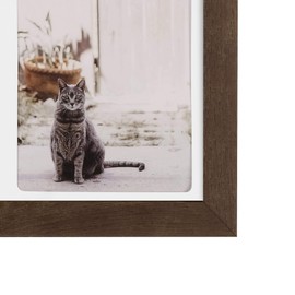 Hakuba FWLGC-BRL3 Liege Charite Photo Frame, Large, 3 Sides, Wooden, Brown