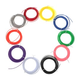 Mobestech 10pcs High-Temperature Pen Filaments Smooth Printing Accessories for Compatible Printing Pens Colors Meters Each