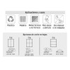 Truper LIMA-120, Lija para madera, papel cabinet, grano 120