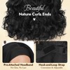 Loose Wave Curly Headband Wig for Black Women 15 Inch