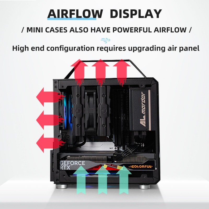 Mechanic Master Cool Cube Series C24 Mini-ITX Case/Alumium/Steel/GPU Length Within