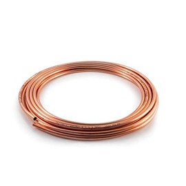 Copper Tube Pipe Coiled Flexible Microbore for Water/Gas/Plumbing & DIY Installations (4mm, 5 Metres)