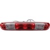 Dasbecan GM25890530 Red Rear Center High Mount Brake Light Compatible with GMC Sierra Chevy silverado 2007-2013 Replace 923-247 Led Lamp LED Red Housing 3rd Third Tail Brake Lamp
