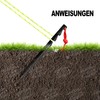 Gibot Men's Camping Tent Pegs Stakes Black, No