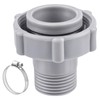 EMYVSVO Pool Drain Adapter - 1.5-Inch ID Connector for Bottom