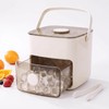 Mavis Laven Cubitera para Hielo, 2 Bandeja con Caja Almacenamiento