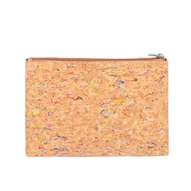 Designer Hudson & James Cork Vegan Made of Eco Friendly Cork Make up Bag Portable Large Travel Cosmetic Bag Pouch Travel Makeup Pouch Storage Organiser for Women Girl (Multi Colour)