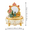 QIFU Furniture Dressing Table Hand Painted Enamel Jeweled Trinket Box