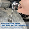 LEONTOOL Extra Long Torx Star Bit Socket Set 7 Piece