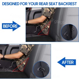 Car Rear Seat Backrest Angle Adjustment Bracket Compatible with Toyota FJ Cruiser 2007-2021, Auto Rear Seat Back Adjustment Holder Accessories, 2PCS