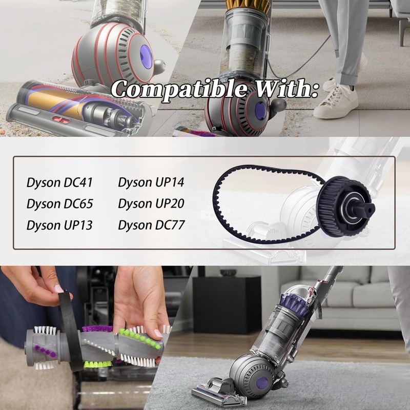 XYgdhqpt Brush Spindle & Belt Driven Gear Compatible With Dyson