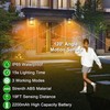 CYHKEE 2 Pack Solar Wall Lanterns Outdoor with 3 Modes,