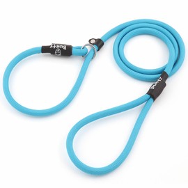 Bunty Rope Slip Lead for Dogs, Medium | Anti Pull Dog Lead, One-Size-Fits-All, Durable Woven Nylon, Ideal for All Dogs - No Pull Training Aid, No Collar Needed - 120cm, Light Blue