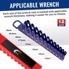 WORKPRO 8-Piece Magnetic Socket Organizer and Magnetic Wrench Organizer Set,