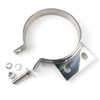 Fits Peterbilt Exhaust Stack 5" Mount Bracket Clamp Chrome 379