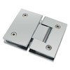 CKB Shower Glass Door Hinge, 180 Degree with Solid Brass,