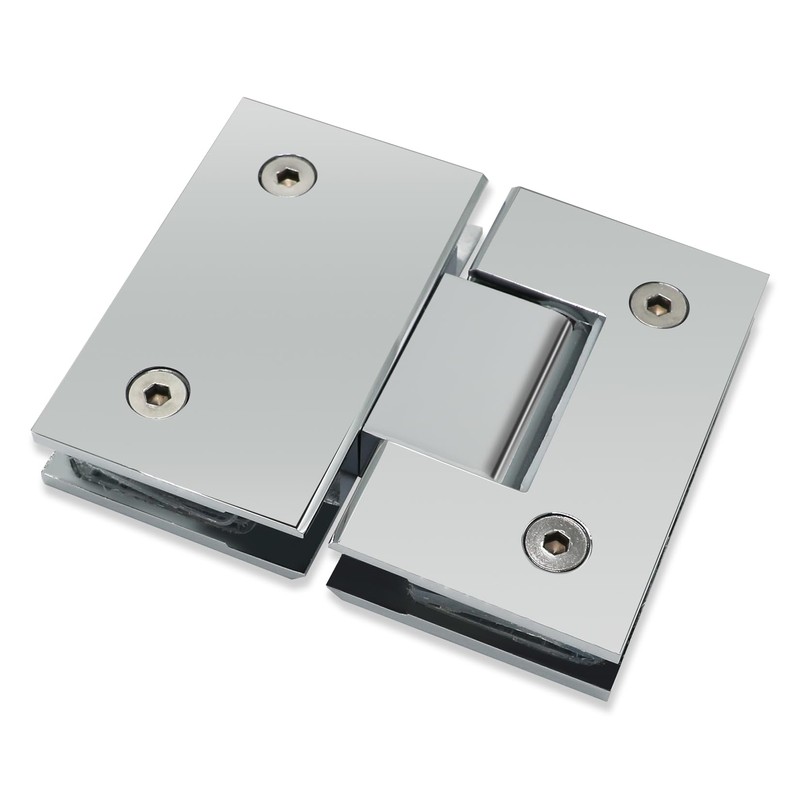 CKB Shower Glass Door Hinge, 180 Degree with Solid Brass,