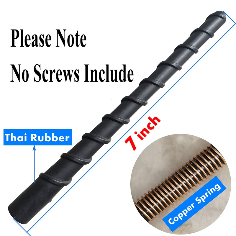 2 Pcs Antenna for Harley Davidson (1998-2023), 7 Inch Flexible