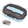 Lunch Box Removable Tray Keep Warm Function Food Grade Plastic