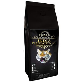 Coffee Globetrotter - Real Rarities (Whole Bean, 1000 g) India Plantation AA - Rarities Top Coffee - Become an Explorer!