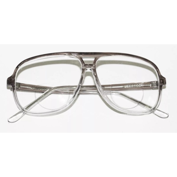 Optical Expressions Classic 80's Tech Bifocal Reading Glasses Men's Large