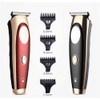 Mopoq Waterproof Professional Electric Trimmer 0.1mm Steel Blade Beard Trimmer,
