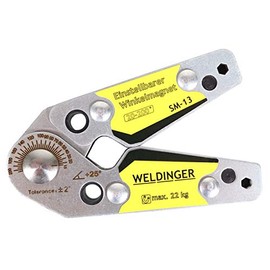 WELDINGER SM-13 Adjustable Angle Magnet Welding Magnet Adjustable Angle 20-200° Holding Force up to 22 kg (Dimensions 110 x 63 x 14 mm)
