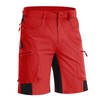 MAGNIVIT Men's Baggy Shorts Elastic Waist Shorts Walking Cargo Shorts